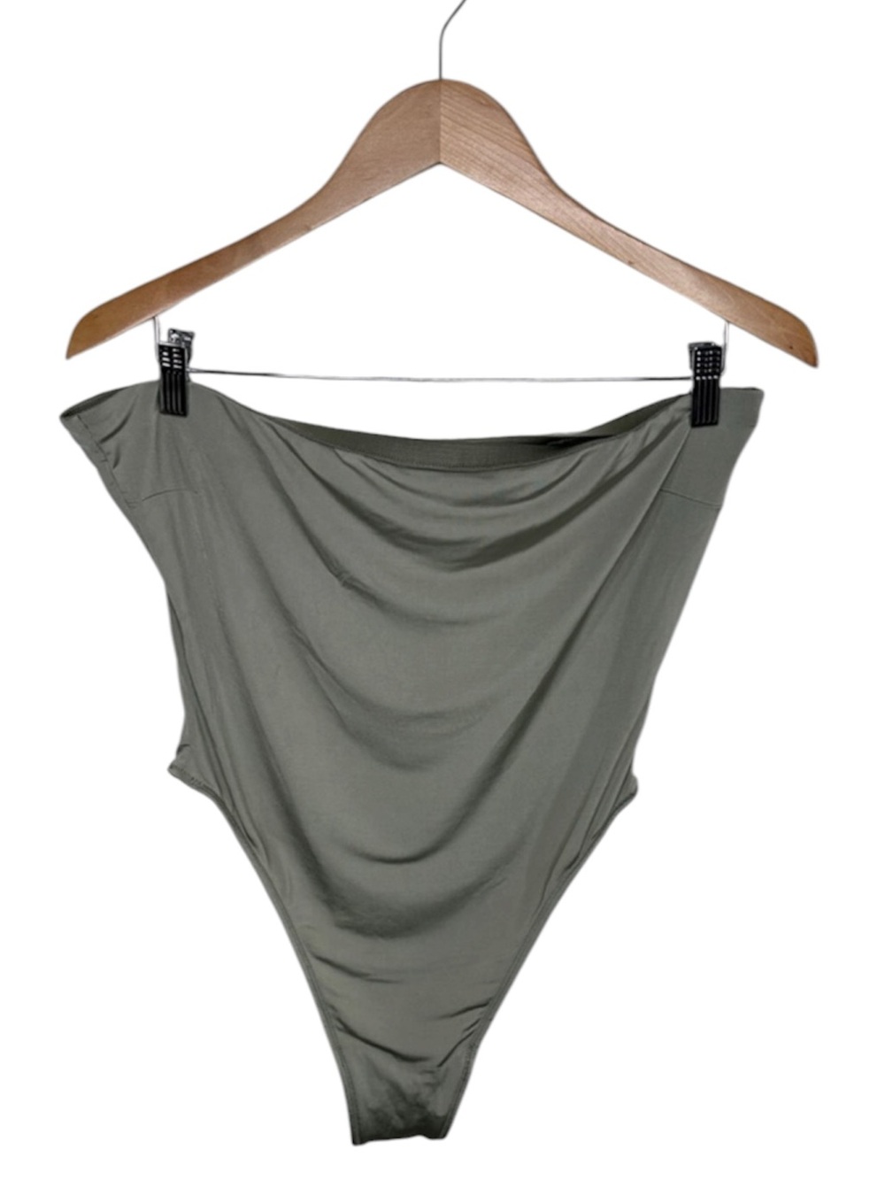 House of CB Green 1 Piece Strapless Unitard Women Size Large